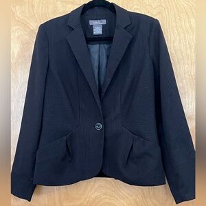George Me Black Pin Stripe Blazer 6